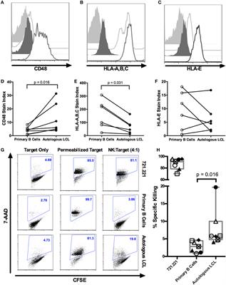 NKG2A-Expressing Natural Killer Cells Dominate the Response to Autologous Lymphoblastoid Cells Infected with Epstein–Barr Virus